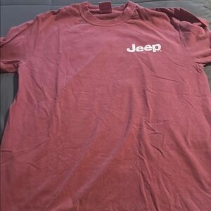 Jeep Men's Red T-Shirt